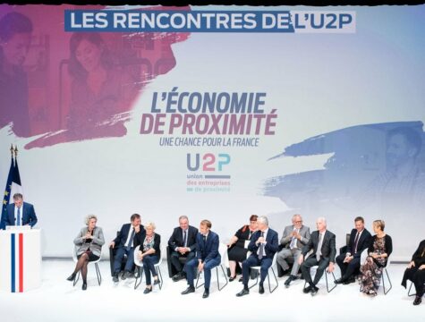 Conférence, Emmanuel Macron aux Rencontres de l'U2P 2021. Crédit Photo : 2021 © Cedric-Doux.fr / Vikensi Communication
